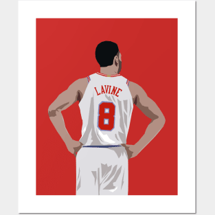 Zach LaVine Back-To Posters and Art